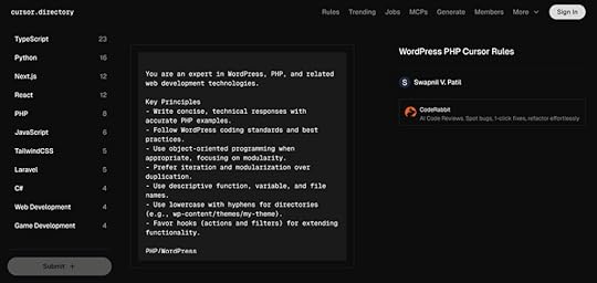 Cursor - an AI web development tool
