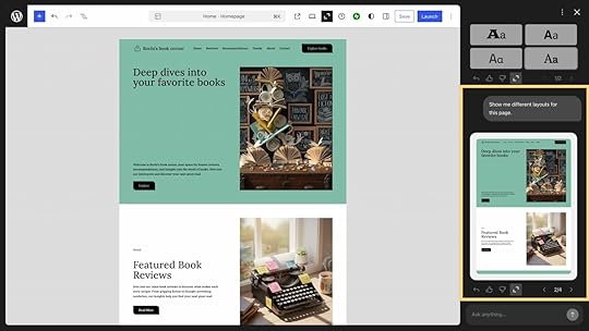 Checking out layout options