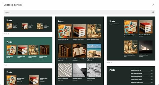 The reogranized section on the AI generated website