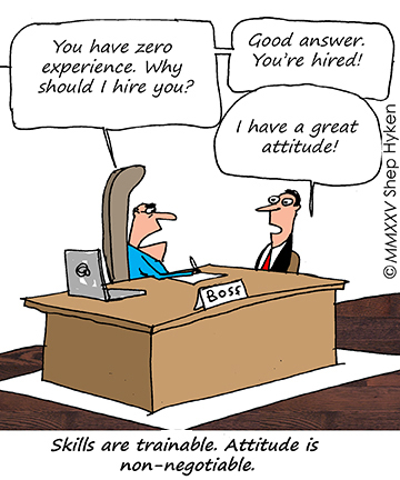 hire for attitude train for skill