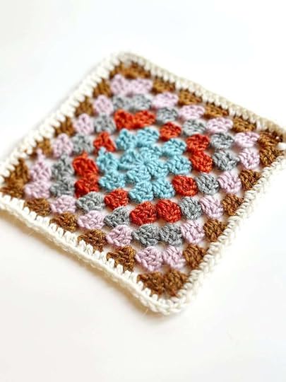 Large Granny Square for Season's Feelngs Scarf