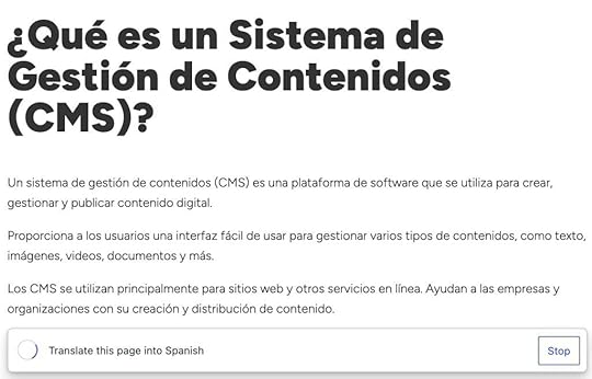 Translation in progres