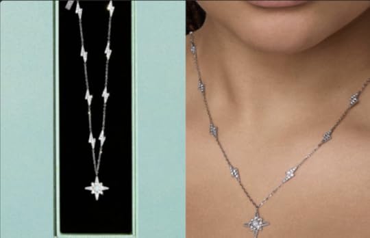 A person wearing a necklaceAI-generated content may be incorrect.