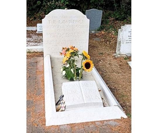 T E Lawrence Grave: The mystery of the white roses!