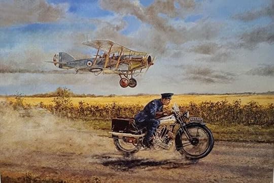 T.E. Lawrence riding his beloved Brough Superior Motorcycle