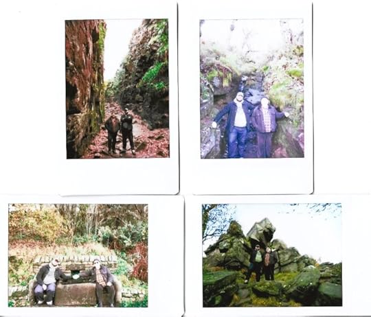 Penman and Reppion at Lud's Church Nov 2nd 2025. Photographs by Katie Penman