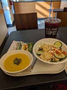 Food before editing the final draft of The Gatekeeper’s Portal