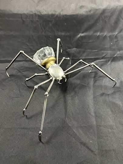 scrap metal spider