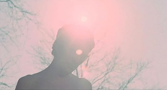 The silhouette of the angelic Terrence Stamp in 