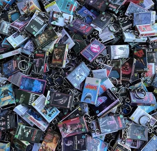 Tiny Horror Movie Box Keychains