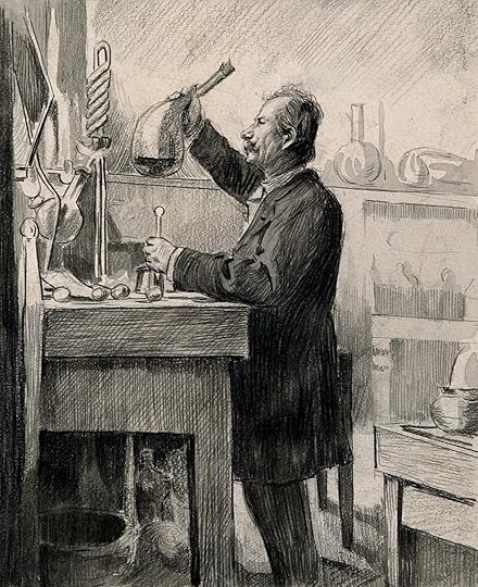 Marcellin Berthelot in his lab