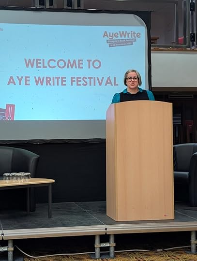 Colette Coen reading at FedFolk@AyeWrite 2025