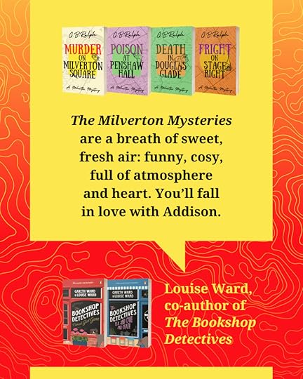 The Milverton Mysteries by G. B. Ralph. Book cover images and review blurb from Louise Ward, co-author of The Bookshop Detectives: 