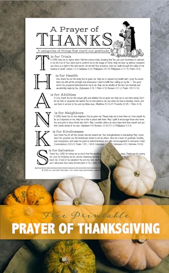 Prayer of Thanks