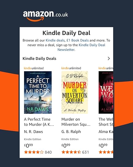 Murder on Milverton Square by G. B. Ralph shown on Amazon UK at 99p.