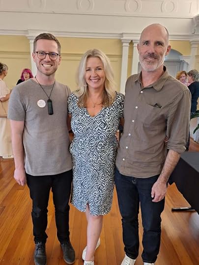 Indie publishing panellists posing for a photo