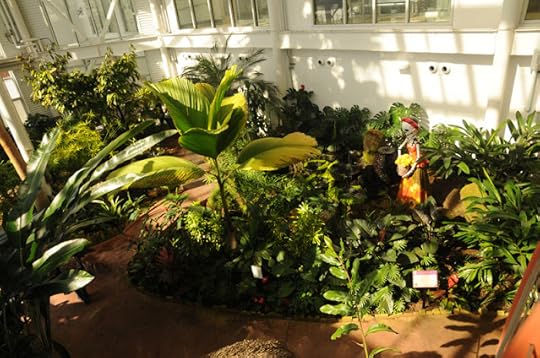 Dia de lost Muertos statue Cheyenne Botanic Gardens