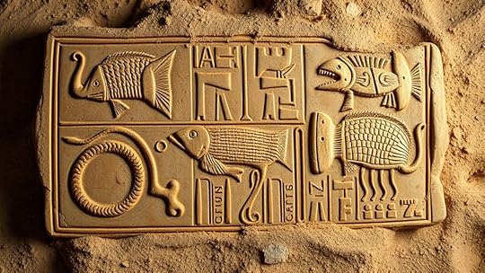 ancient sea creature depictions