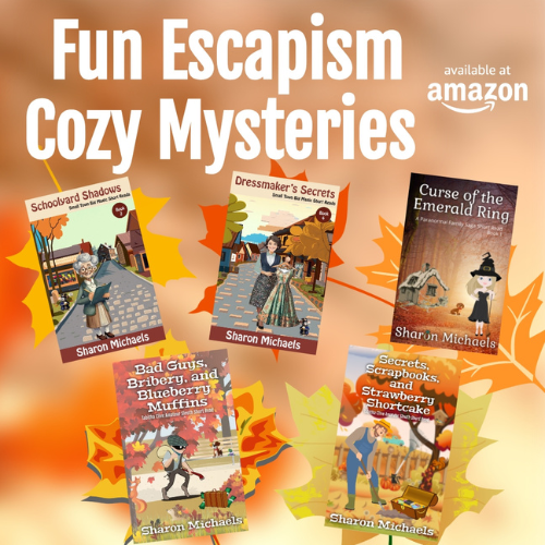 Cozy mysteries from Author Sharon Michaels on Amazon