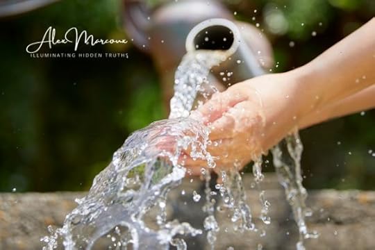 Setting intention for unconditional love in water for healing practice