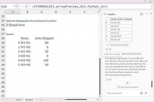 Advanced analysis optimization example 3