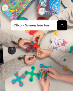 Clixo is the STEAM toy that is perfect for screen-free fun in the classroom while still bringing design thinking and emotional intelligence into the mix.