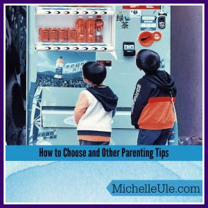 boys learning how to choose a soft drink