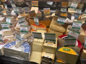 Cheese display