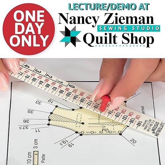 NEW! One Day Only–Lutterloh System Pattern Making Custom Fitting Lecture/Demo, with the-one-and-only Ralph Lutterloh, at The Nancy Zieman Sewing Sewing and Quilt Shop in Downtown Beaver Dam WI