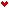 Heart - dark red F2U pixel dot