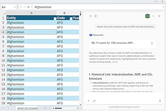 Researcher demo Excel 