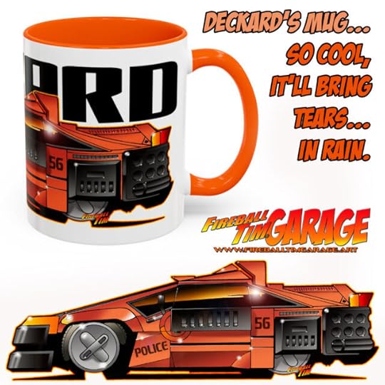 Automotive Pop Culture Movie Car and TV Car Art by Fireball Tim Garage