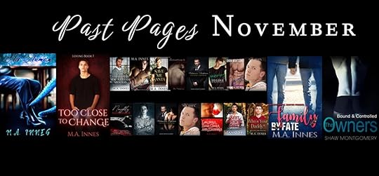 Past Pages - Shaw Montgomery MA Innes Books Published in November from 2016-2024 Blog Post Image