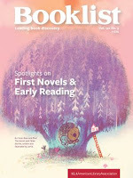 Cover of November 2025 issue of Booklist. From Bear and Bird: The Secret and Other Stories, written and illustrated by Jarvis and published by Candlewick. Bear and Bird is reviewed in this issue’s Spotlight on Early Reading. Illustration (c) 2025 by Jarvis. Used by permission of the publisher.