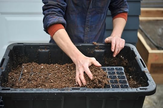Filling trays in another container helps reduce waste