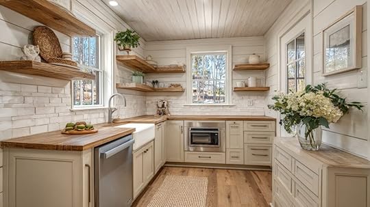 warm farmhouse kitchen