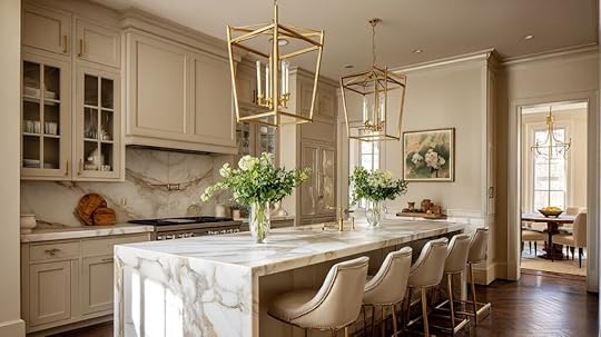 beige gray backsplash