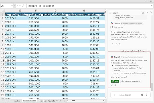 Launch advanced analysis 