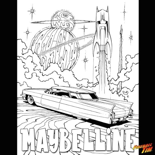 Automotive Pop Culture Movie Car and TV Car Art by Fireball Tim Garage