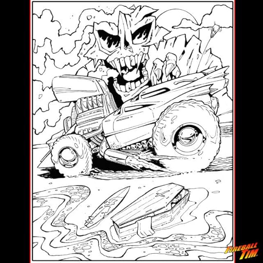 Automotive Pop Culture Movie Car and TV Car Art by Fireball Tim Garage