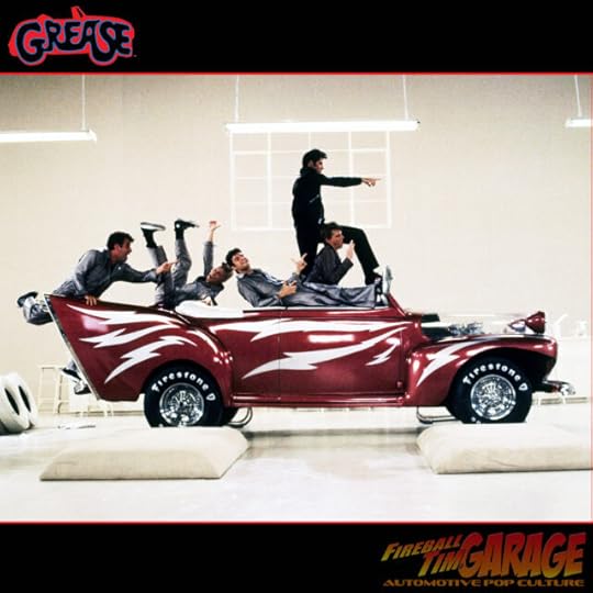 Grease Automotive Pop Culture Movie Car and TV Car Art by Fireball Tim Garage