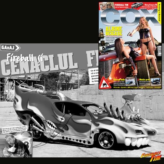 Automotive Pop Culture Movie Car and TV Car Art by Fireball Tim Garage