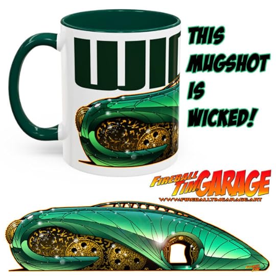 Wicked Train Art Automotive Pop Culture Movie Car and TV Car Art by Fireball Tim Garage