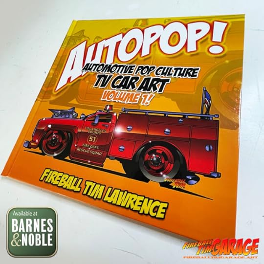 Automotive Pop Culture Movie Car and TV Car Art by Fireball Tim Garage