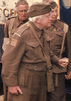 Photograph of Arnold Ridley as Private Charles Godfrey in the BBC sitcom Dad's Army