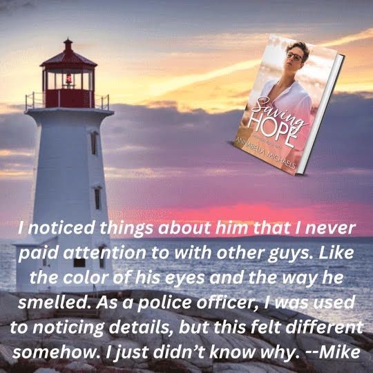 This may contain: a lighthouse with the caption i noticed things about him that i never paid attention to with other guys