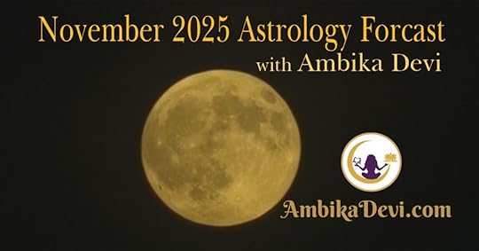 Full Beaver Supermoon in Taurus photographed by astrologer Ambika Devi — symbol of grounding, release, and transformation.