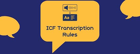 ICF Certification ICF Transcription Rules - decorative banner