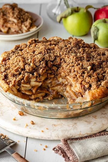 apple crumble pie.