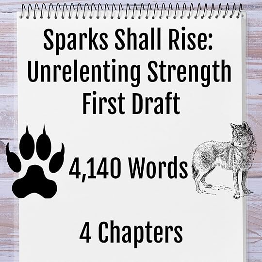 Sparks Shall Rise: Unrelenting Strength First Draft. 4,140 Words. 4 Chapters.